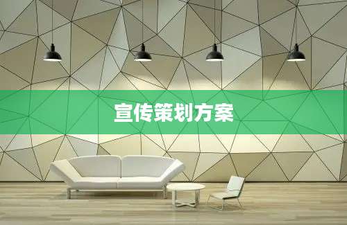 宣传策划方案