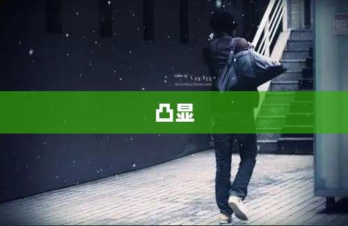 凸显