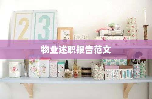 物业述职报告范文