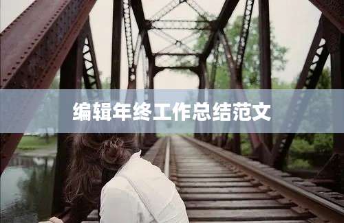 编辑年终工作总结范文