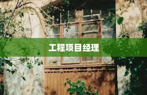 工程项目经理