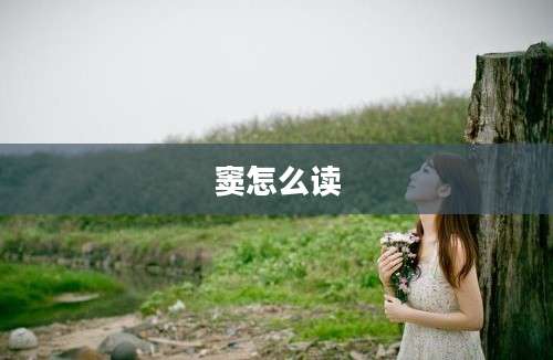 窦怎么读