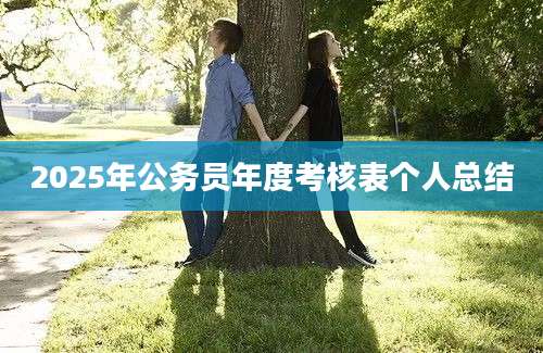 2025年公务员年度考核表个人总结