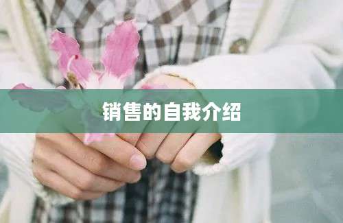 销售的自我介绍