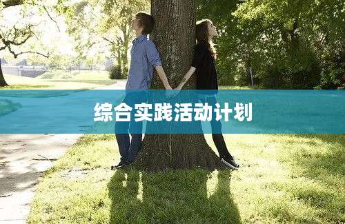 综合实践活动计划
