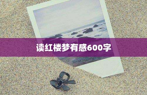 读红楼梦有感600字