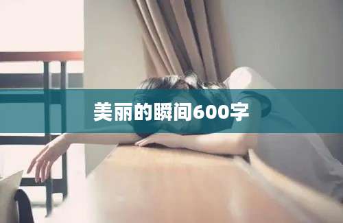 美丽的瞬间600字