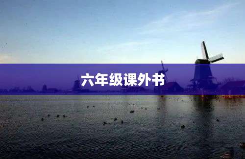 六年级课外书