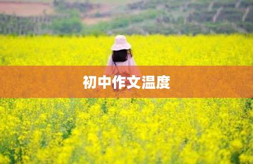 初中作文温度