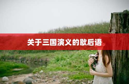 关于三国演义的歇后语