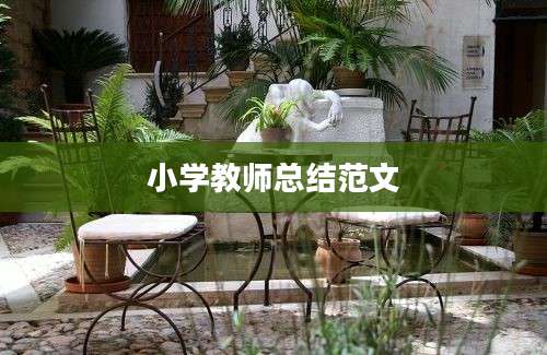 小学教师总结范文