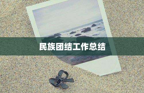 民族团结工作总结