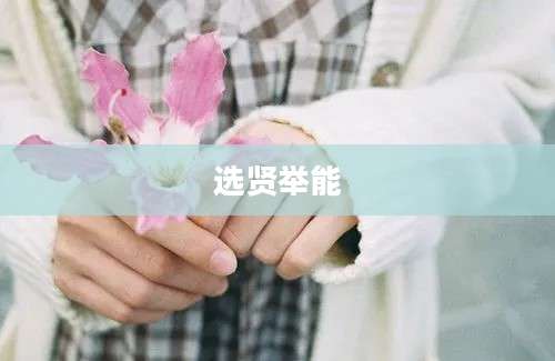 选贤举能