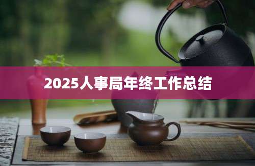 2025人事局年终工作总结