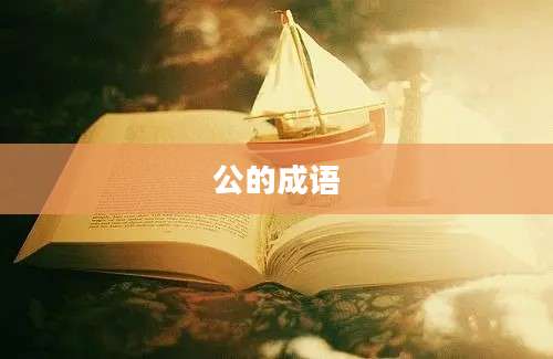 公的成语