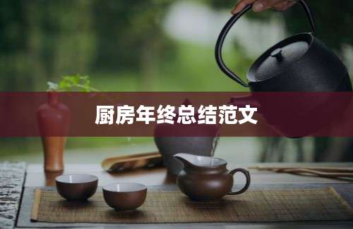 厨房年终总结范文