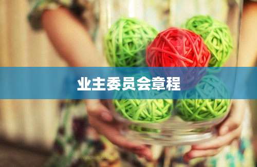 业主委员会章程