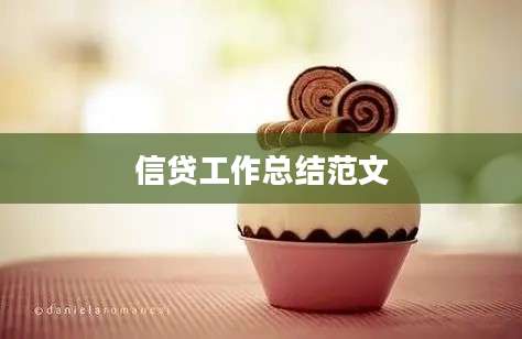 信贷工作总结范文