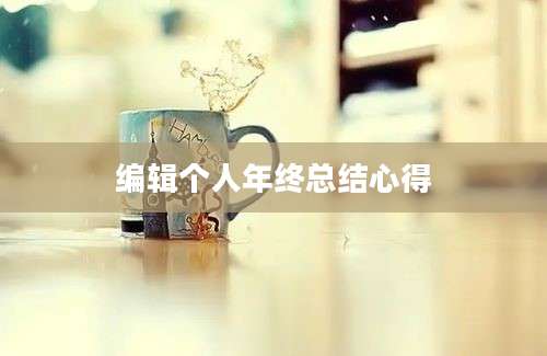 编辑个人年终总结心得