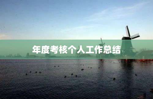 年度考核个人工作总结