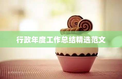 行政年度工作总结精选范文