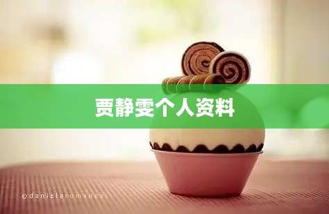 贾静雯个人资料