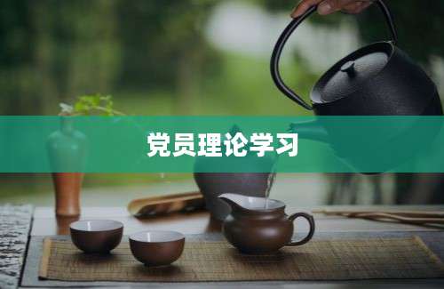 党员理论学习