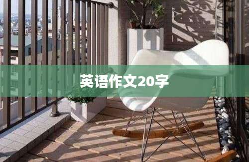 英语作文20字