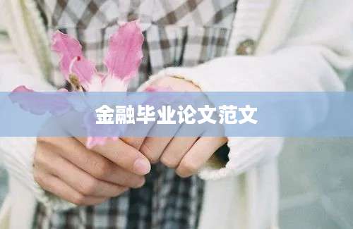 金融毕业论文范文