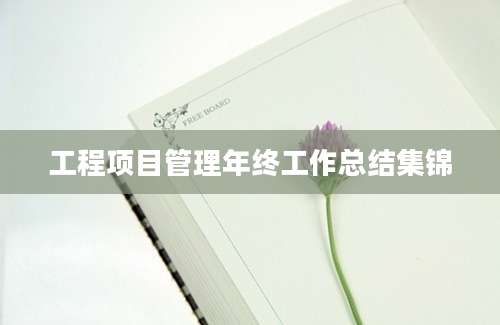 工程项目管理年终工作总结集锦