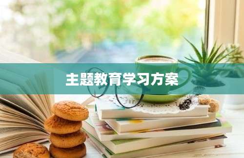 主题教育学习方案