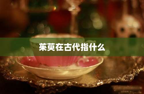 茱萸在古代指什么