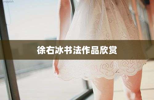 徐右冰书法作品欣赏