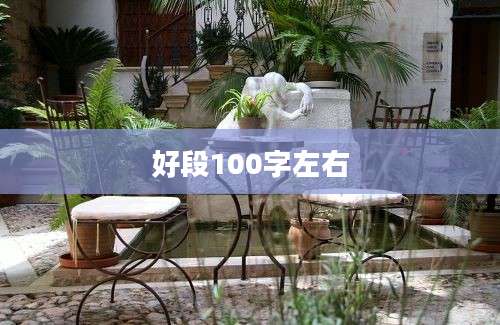 好段100字左右