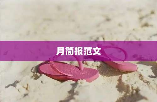 月简报范文