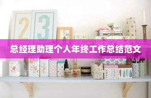 总经理助理个人年终工作总结范文