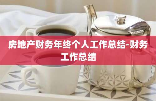 房地产财务年终个人工作总结-财务工作总结