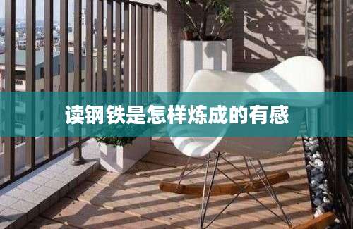读钢铁是怎样炼成的有感