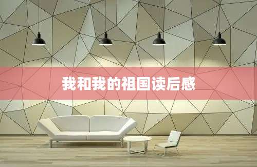 我和我的祖国读后感