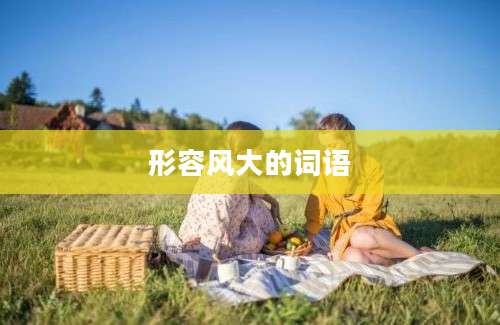 形容风大的词语