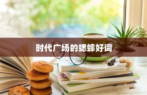 时代广场的蟋蟀好词