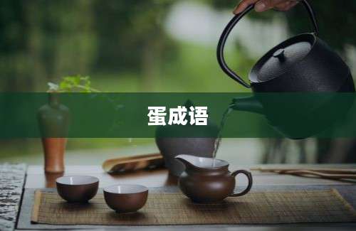 蛋成语