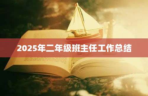 2025年二年级班主任工作总结