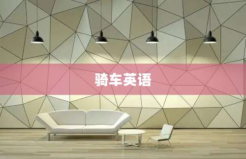 骑车英语