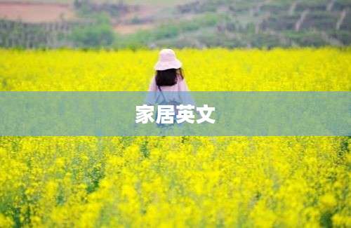 家居英文