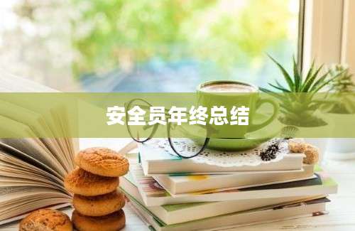 安全员年终总结