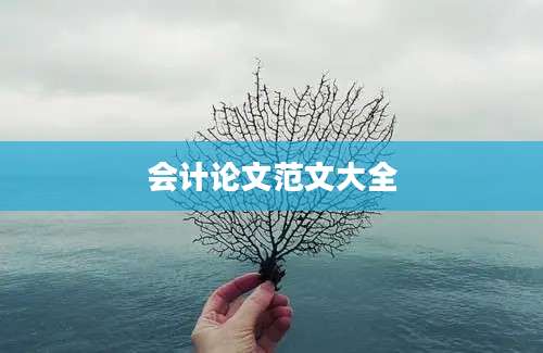 会计论文范文大全