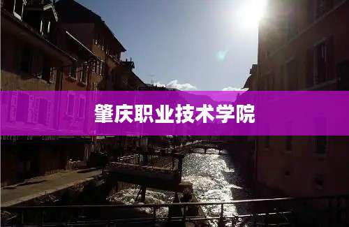 肇庆职业技术学院