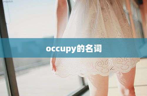 occupy的名词