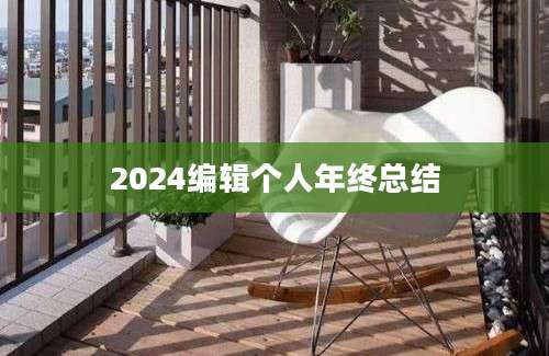 2024编辑个人年终总结